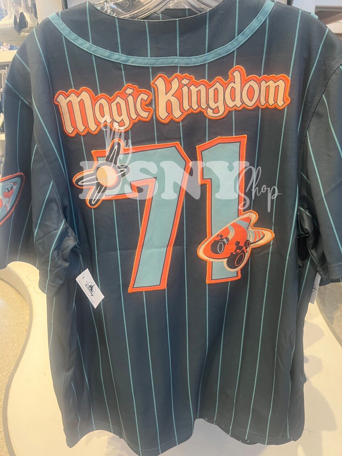 2024 Disney World Parks Magic Kingdom Tomorrowland 71 Baseball Jersey MEDIUM