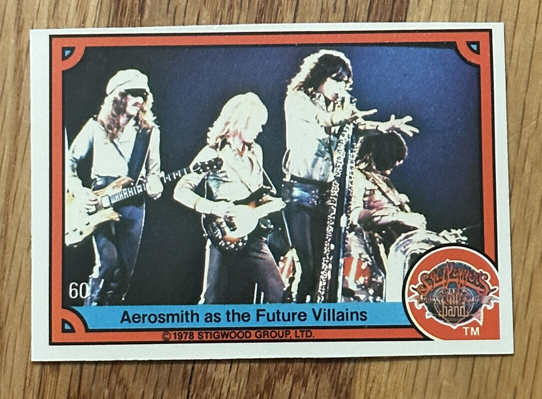 1978 Donruss Sgt Pepper Card Aerosmith Rookie Steven Tyler Mint RC #60