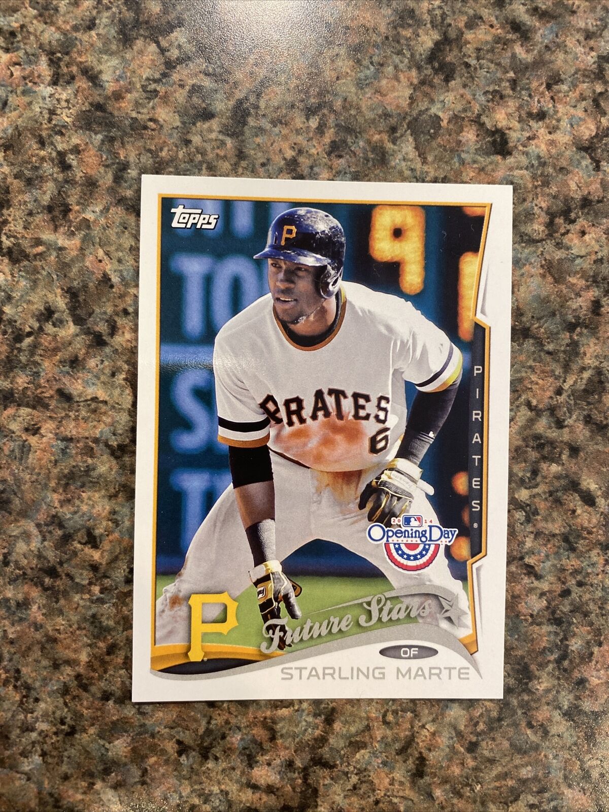 2014 Topps Opening Day Starling Marte #63 Future Stars Pittsburgh Pirates