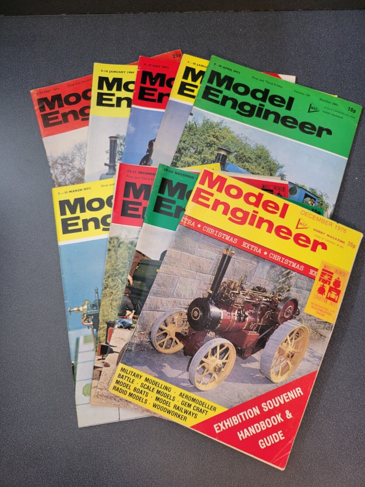 Lot Of (9) The Model Engineer 1969-1976