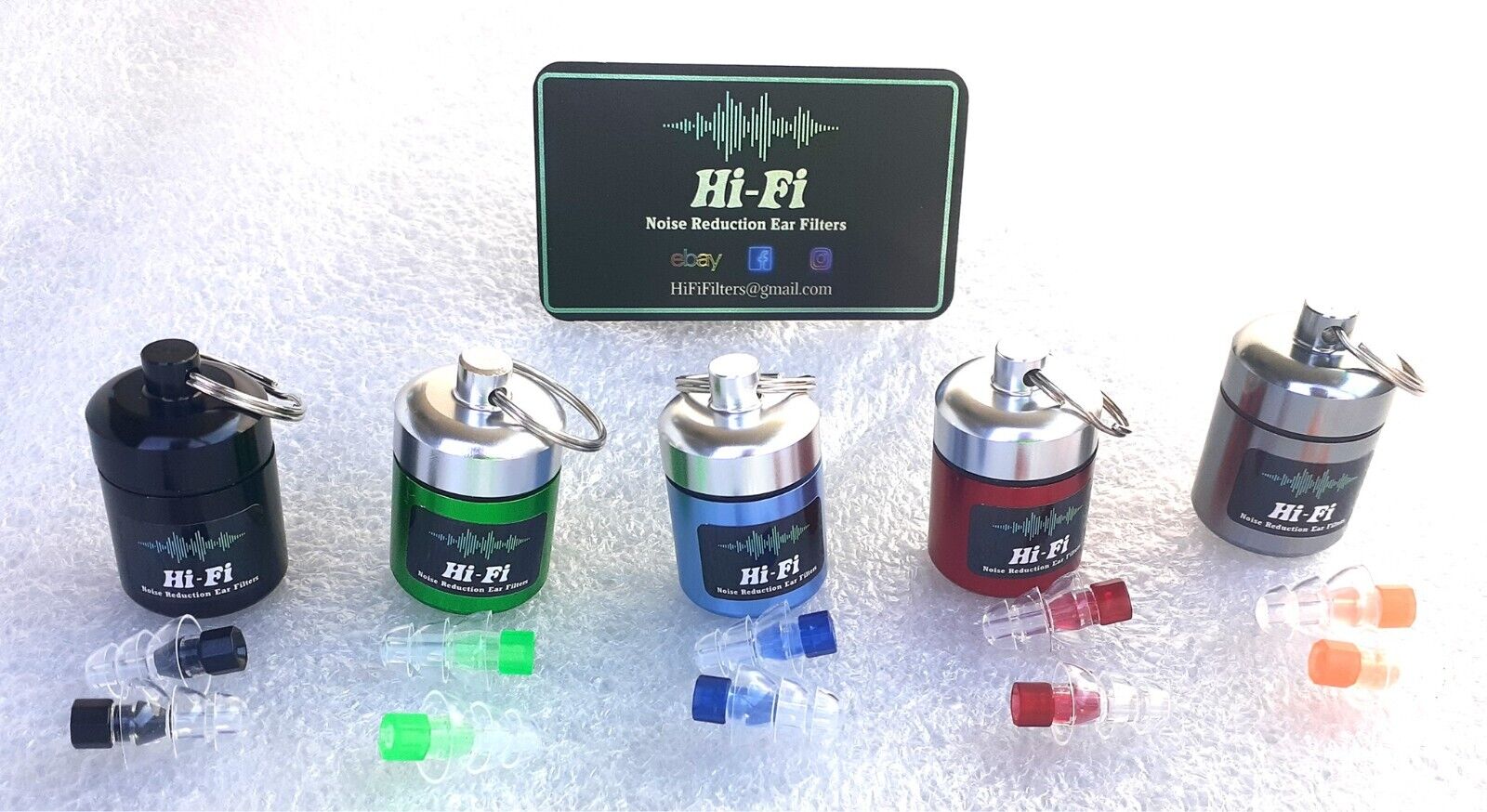 High Fidelity Ear Filters/ Plugs BRANDED HI-FI Filters Noise Reduction 30db SNR