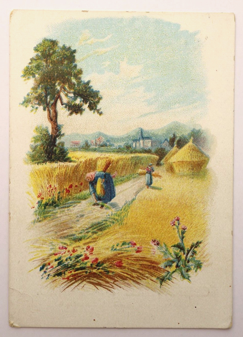 Antique \'The Progress\' Limbert & Hand Greenville, OH Darke Co. Trading Card