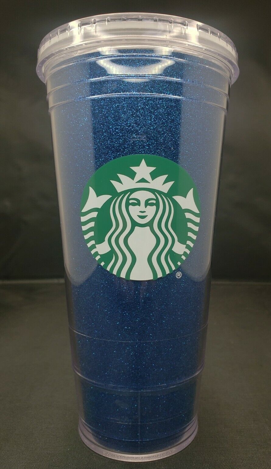 2018 New Starbucks Insulated Travel 20oz Tumbler Cup Straw-Lid Double Wall Blue 