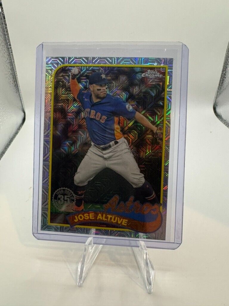 2024 Topps Series 1 1989 Topps Chrome Silver Pack Jose Altuve #T89C-74