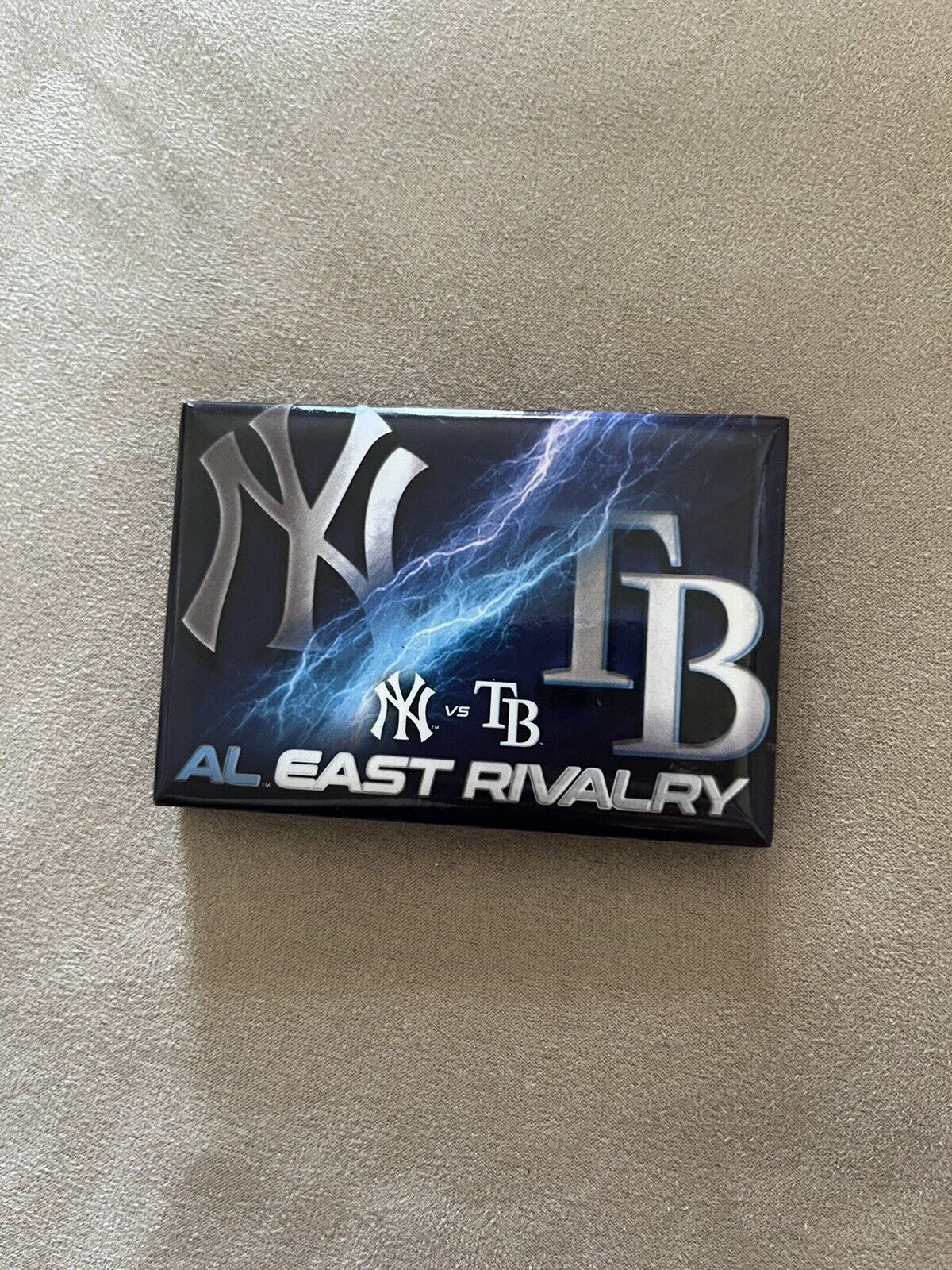 New York Yankees Tampa Bay Devil Rays AL East Rivalry Magnet MLB Offical Merch