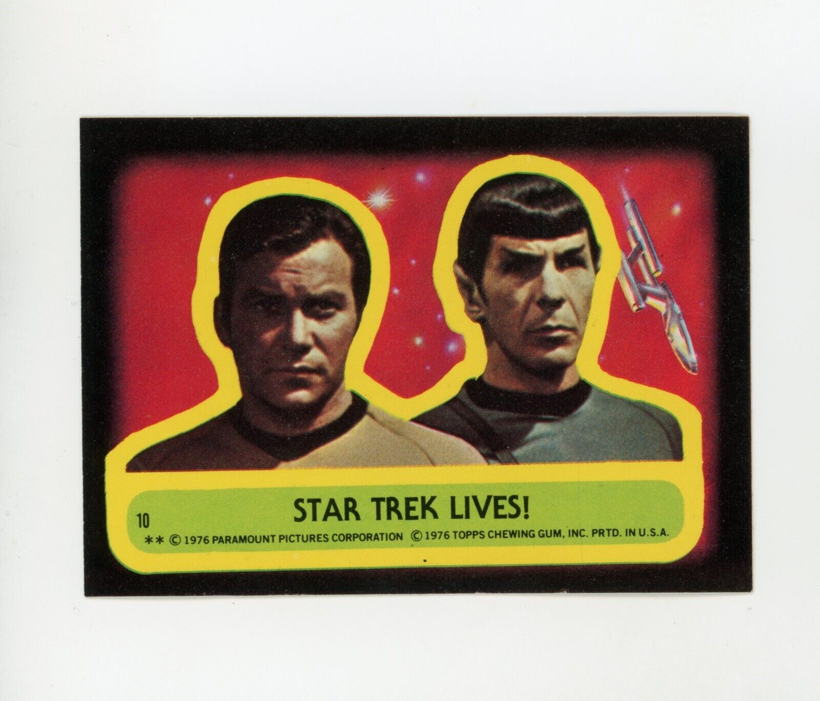 Star Trek 1976 Topps Sticker \