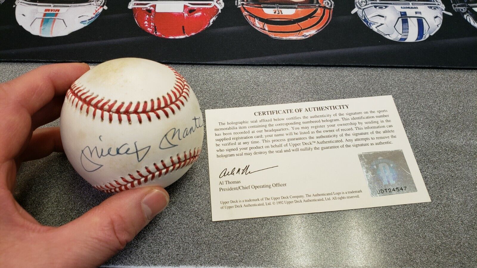 *500 HR CLUB COLLECTION Break* AUTOGRAPHED Baseball MICKEY MANTLE