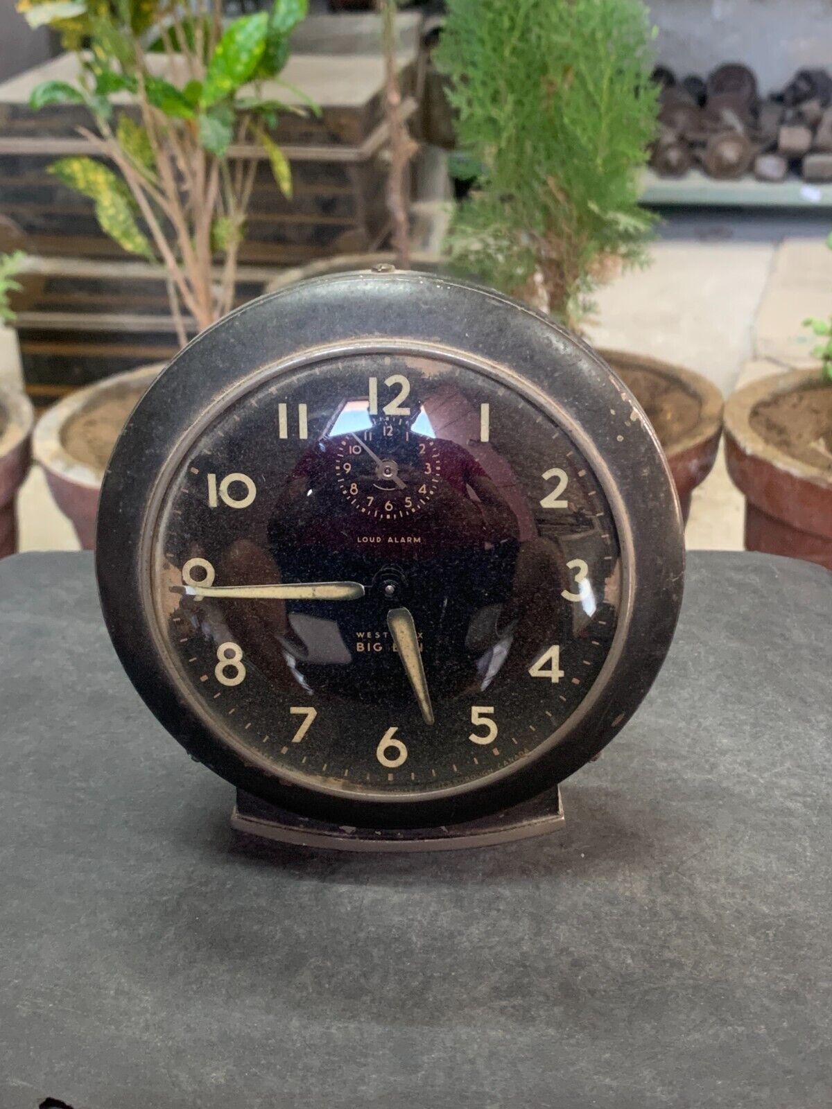 1950s Old Vintage Westclox Big Ben Original Loud Alarm Clock Table Clock