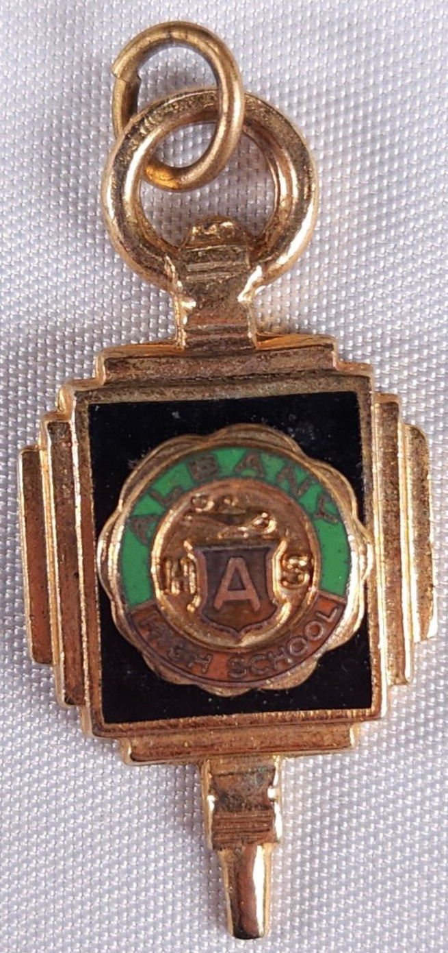 Antique Albany Georgia High School Vintage Graduation Pin Charm