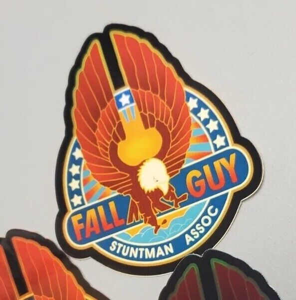 1980s TV 📺 series stickers THE FALL GUY heavy duty HOLOGRAPHIC 