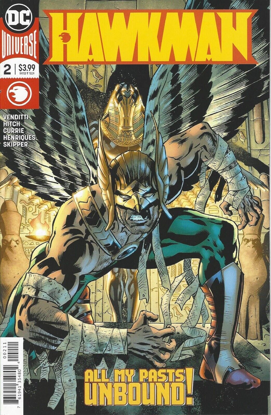 Hawkman #2 All My Pasts Unbound