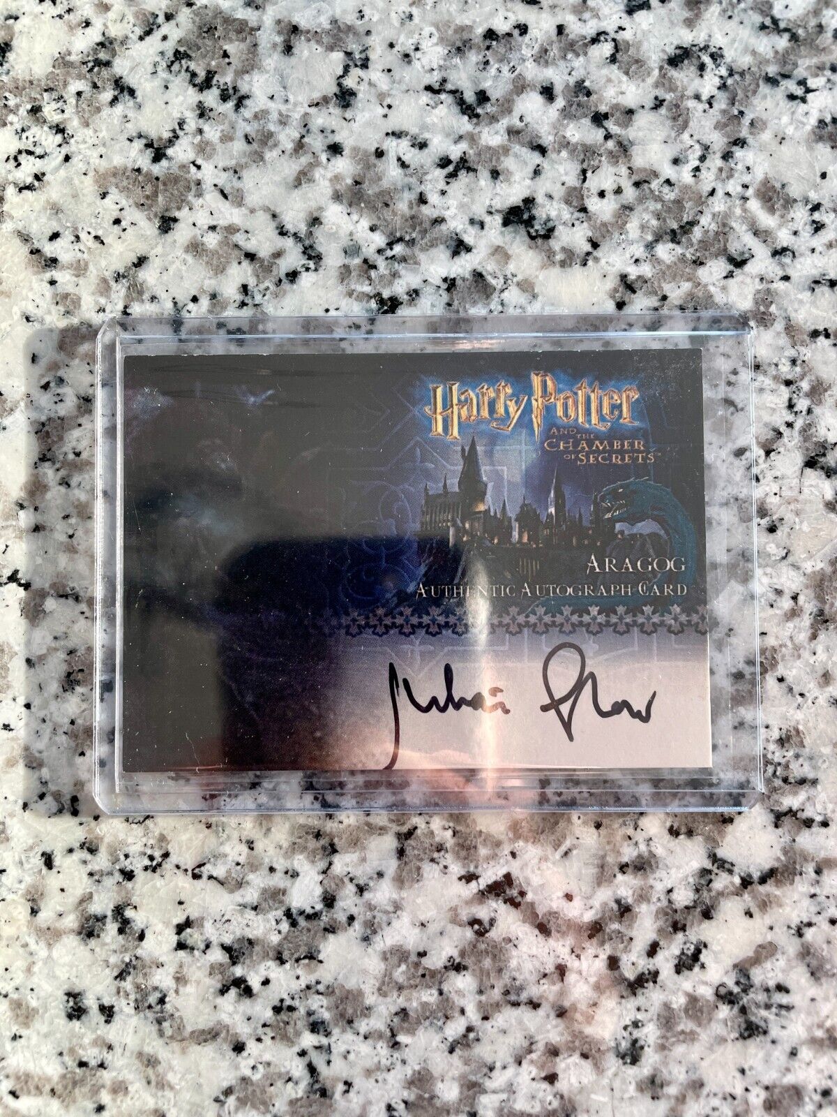 Harry Potter - Chamber of Secrets - Julian Glover/Aragog Autograph Card