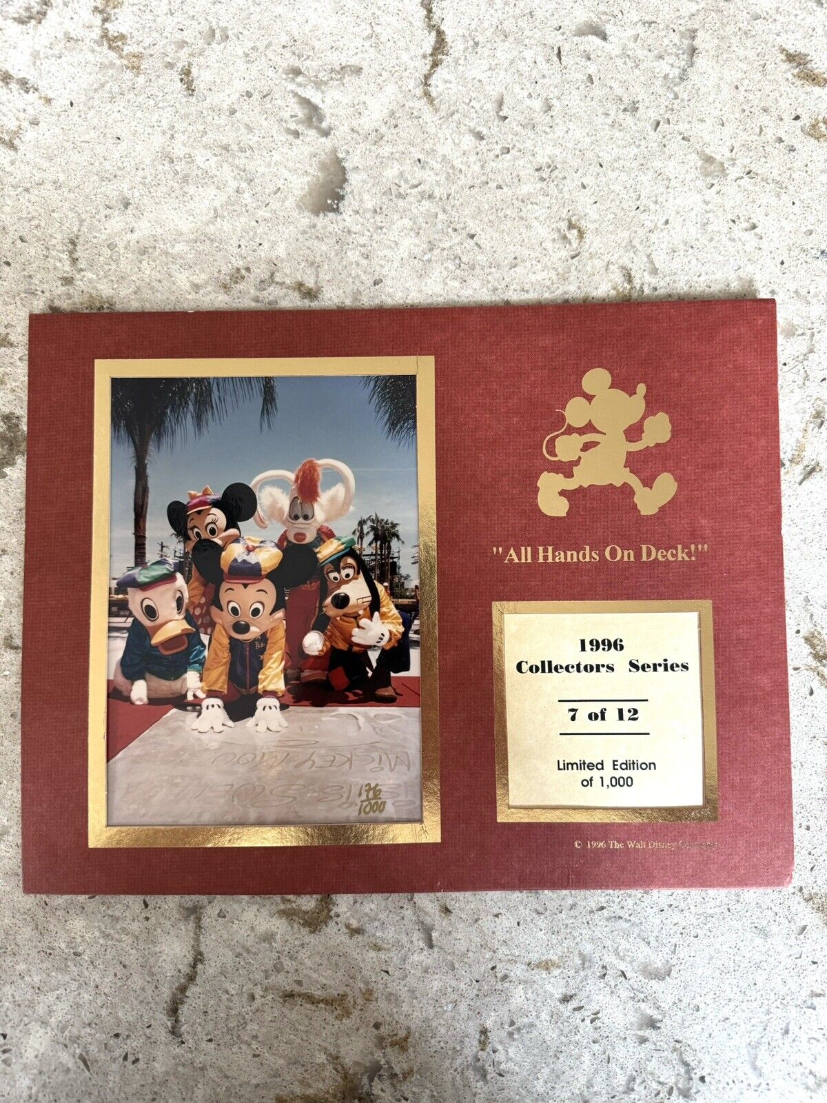1996 Vintage Disney Cast Member Collectors Series LE1000 #7/12 All Hands On Deck