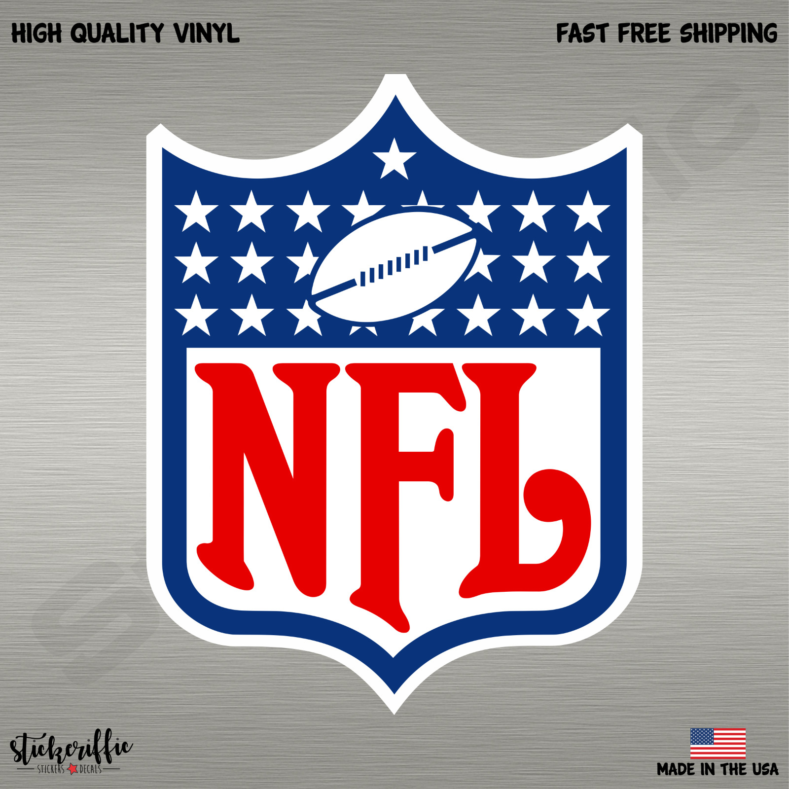 NFL National Football League Color Sports Decal Sticker-Free Shipping
