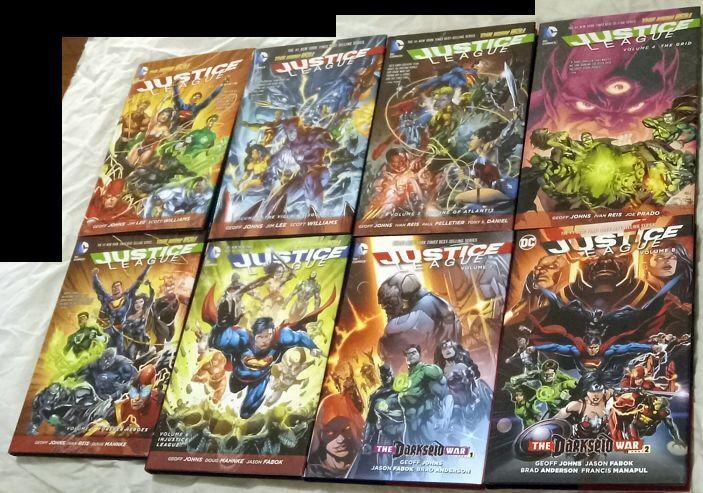 Geoff Johns Justice League New 52 (Original Hardcover's Collection) Lot 8 Books 
