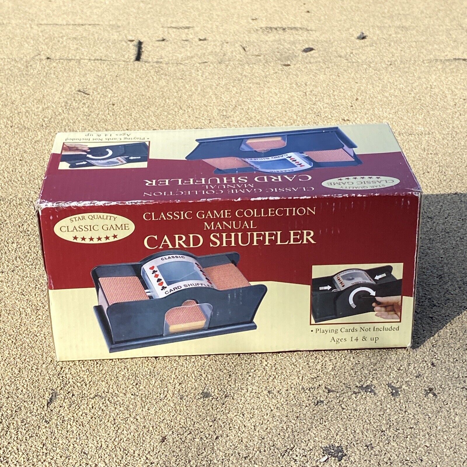 Manual Playing Card Shuffler Classic Game Collection NISB 2017