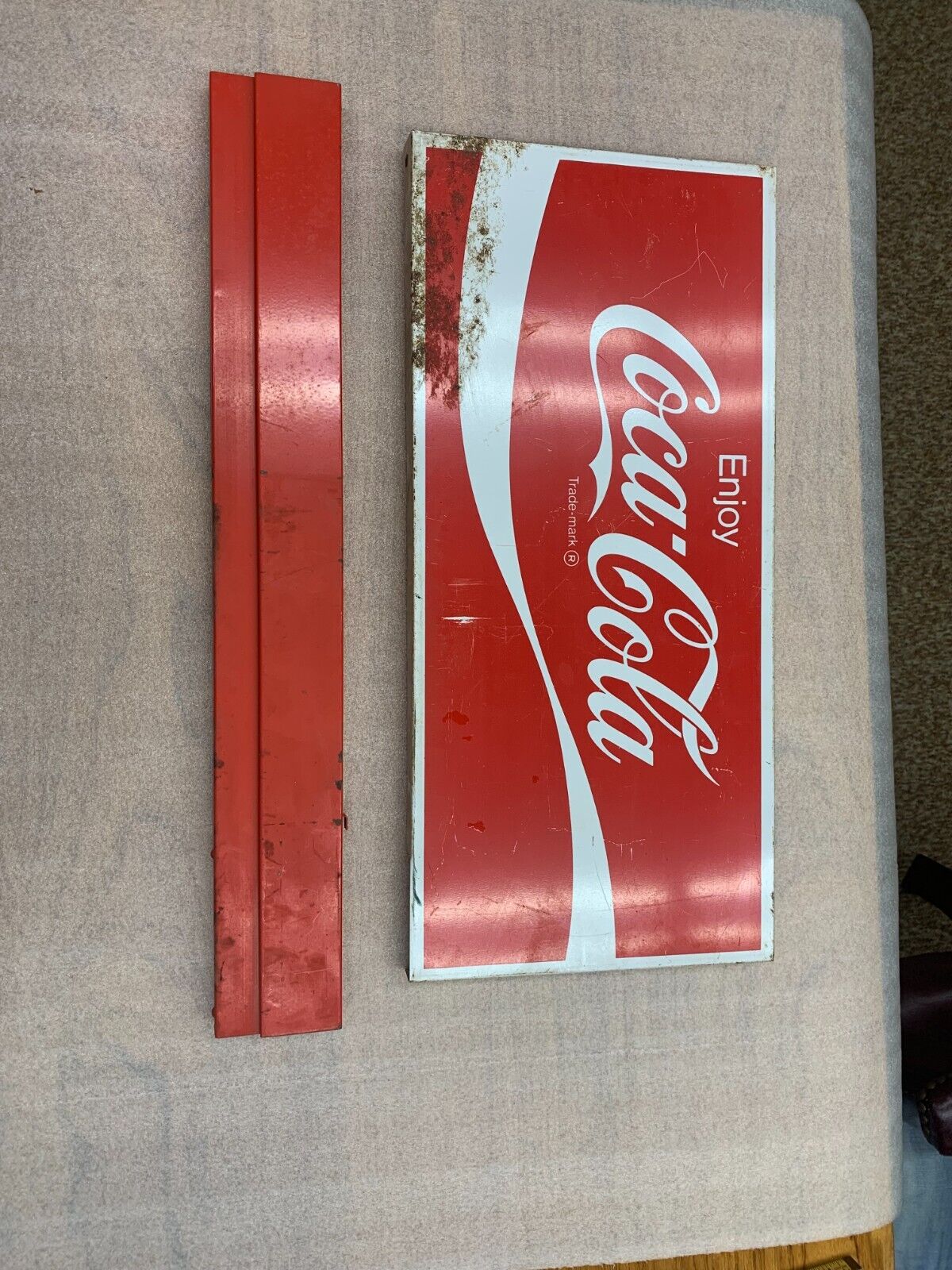 Coca-Cola sign w/mounting bracket-10