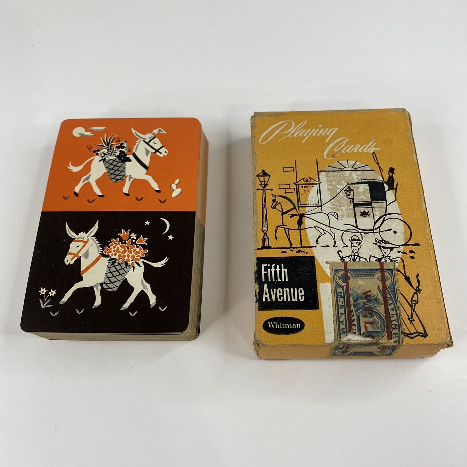 Vintage Whitman Fifth Avenue Playing Cards