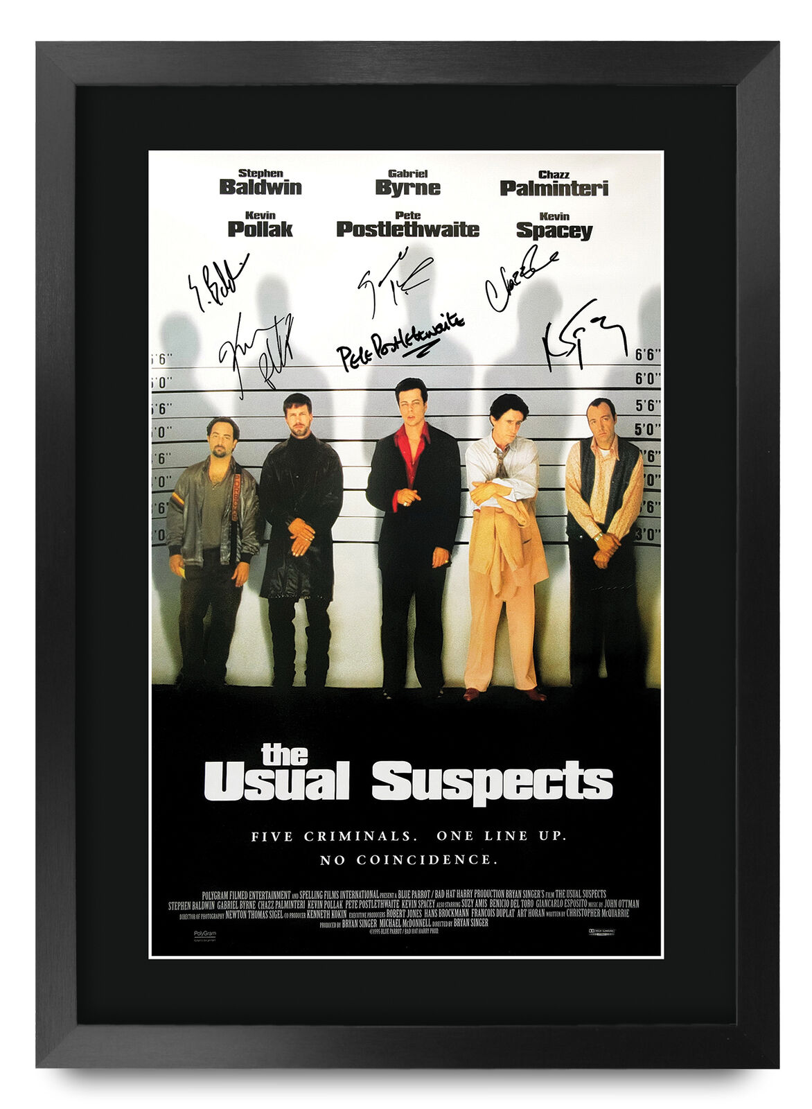 The Usual Suspects A3 Framed Kevin Spacey, Gabriel Byrne Poster a Movie Fan