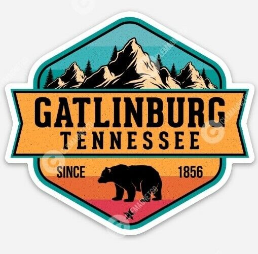 Gatlinburg Tennessee MAGNET - Great Smoky Mountains Vinyl Park outdoors