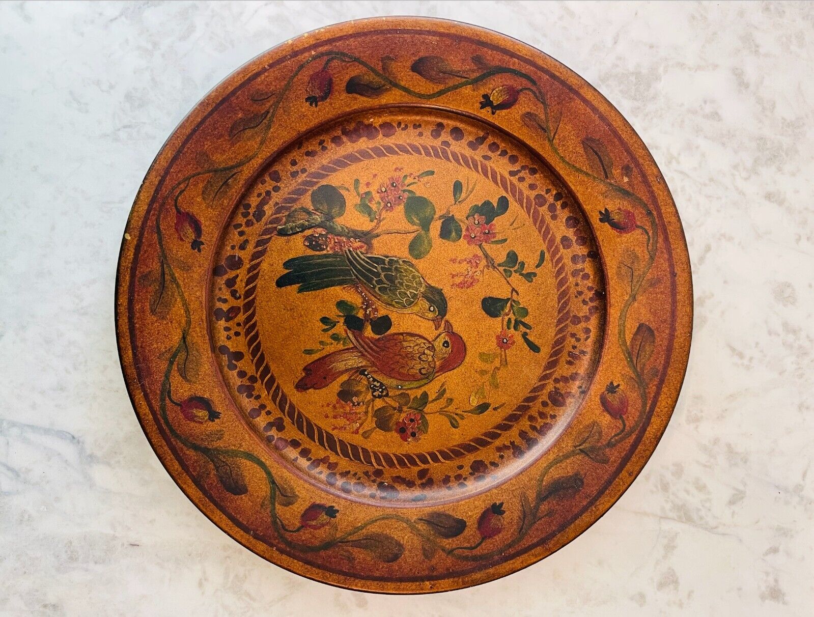 Collectors decorative bird plate. (#10460)