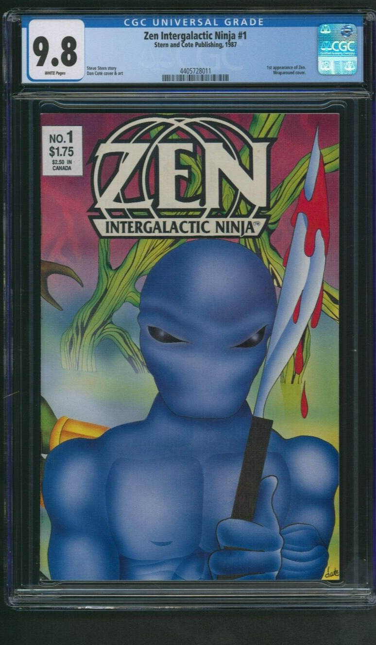 Zen Intergalactic Ninja #1 CGC 9.8 Stern and Cote Comic 1987