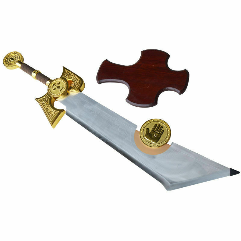 WoW Craft Ashbringer Legendary Sword of the Scarlet Highlord w/Display Plaque 