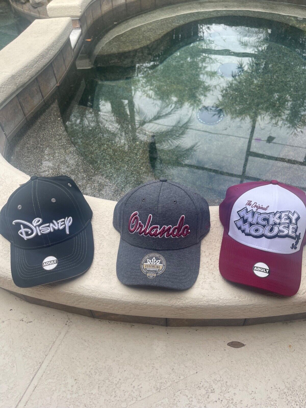 Disney Set of 3 Baseball Hats - brand new with tags bundle includes Disney Coll