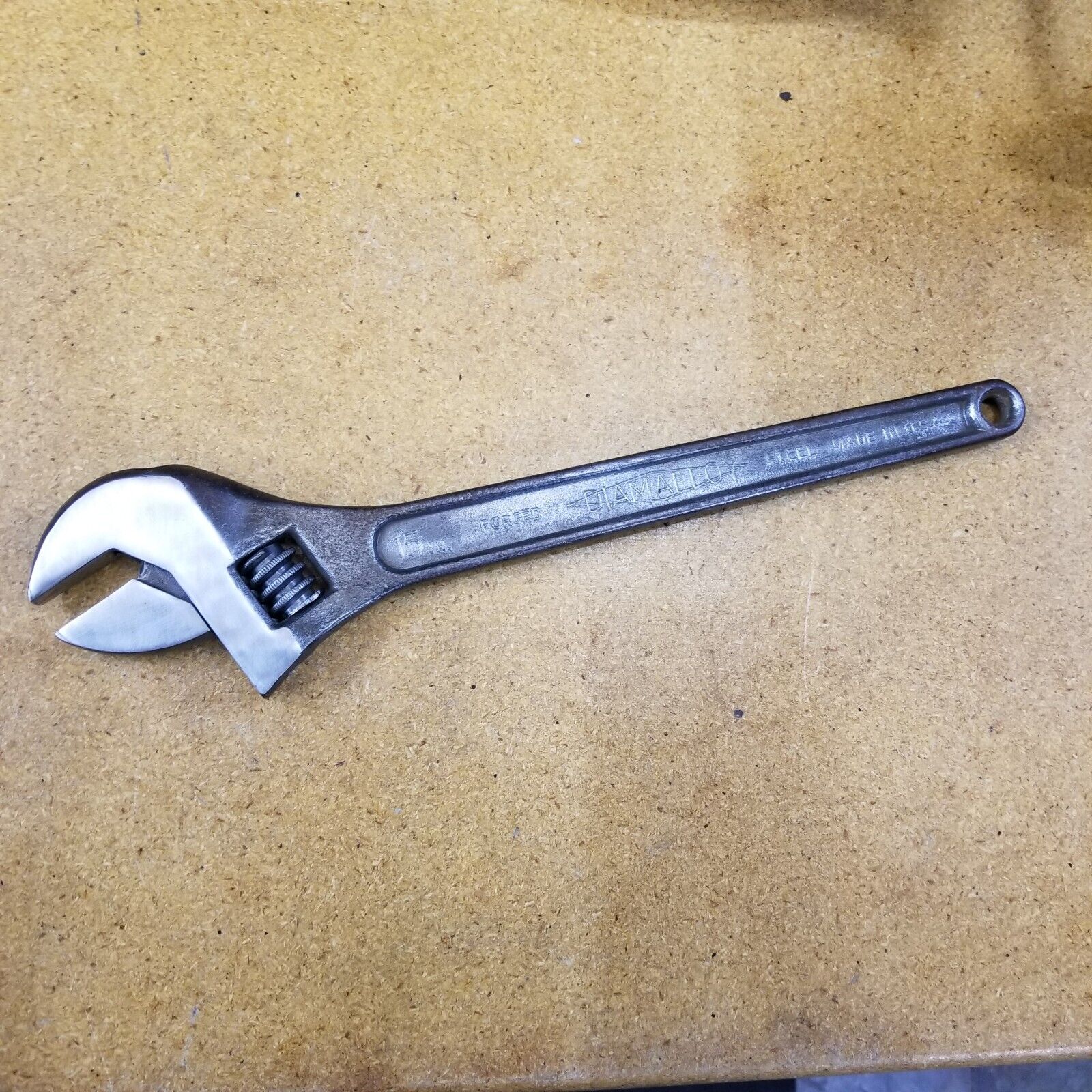 Vintage Diamond Calk Horseshoe Co.Diamalloy 15” Adjustable Wrench 