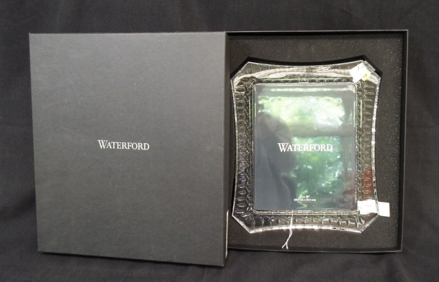Waterford LISMORE Cut Crystal 8x10 Picture Photo Frame NEW in Box Sticker