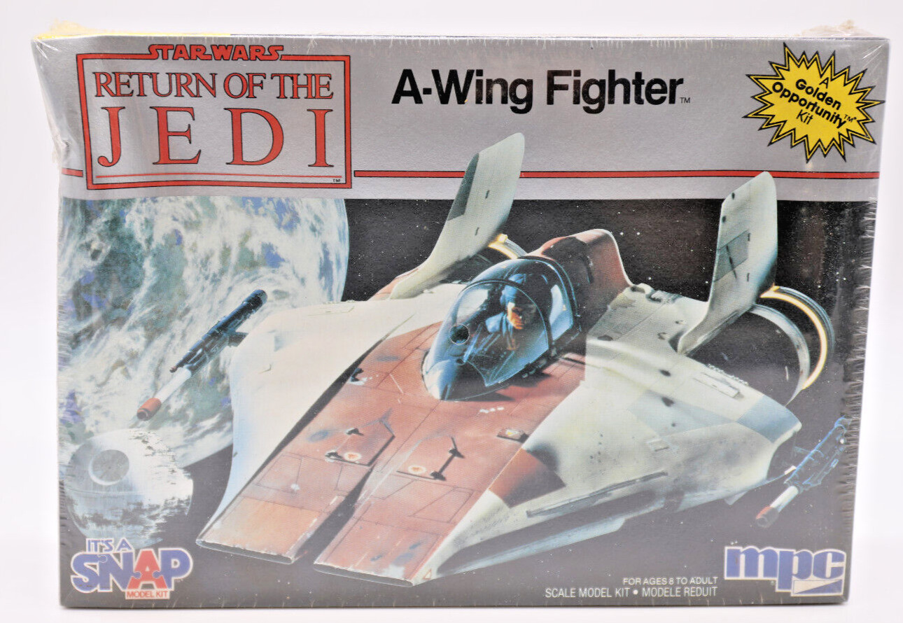 STAR WARS Return of the Jedi A-WING FIGHTER Model Snap Kit (MPC) New