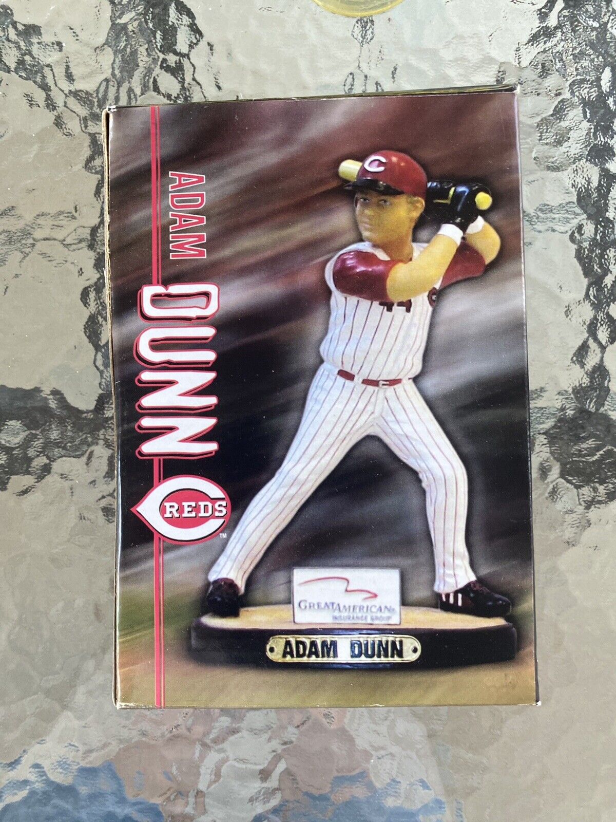 ADAM DUNN Cincinnati Reds Figurine 2006 Stadium Giveaway NIB Great American Ins