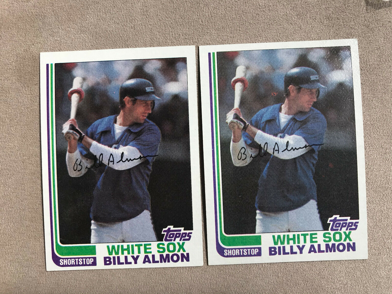  1982 Topps Baseball Card #521 Billy Almon Chicago White Sox  Nm/Mt 