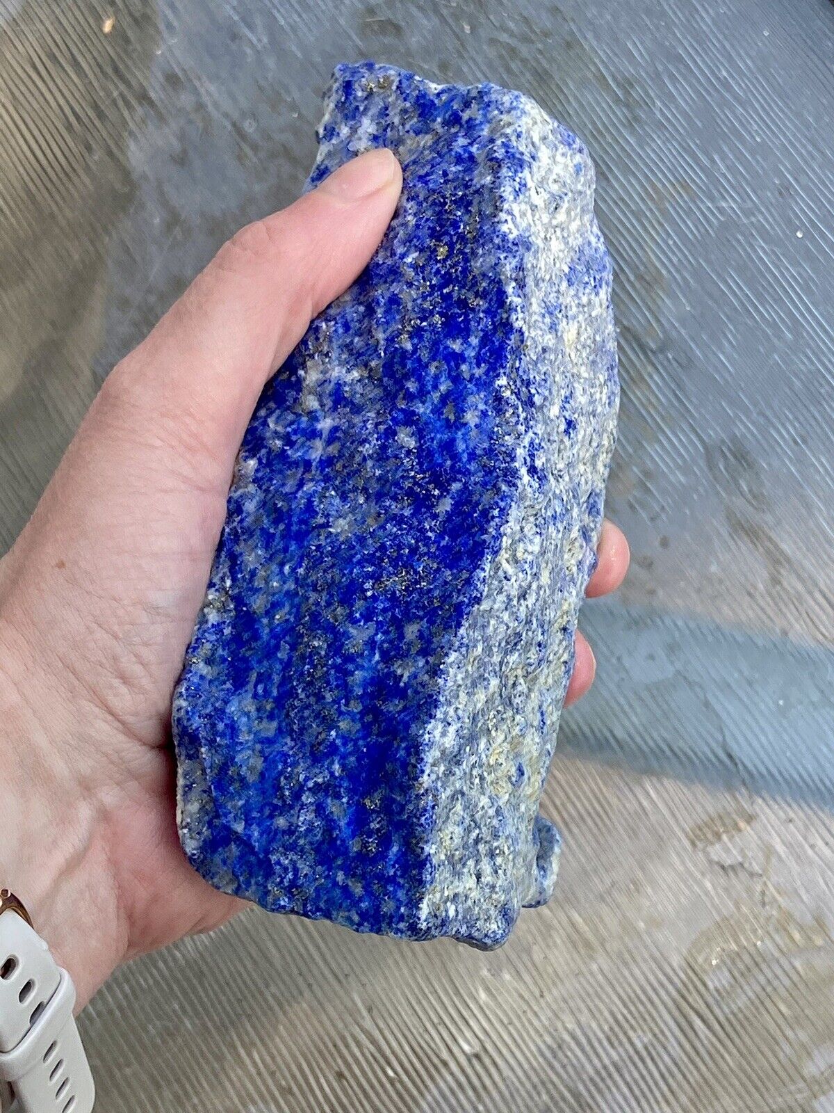 RAW LAPIS LAZULI stone 2 lb 15 oz 1314 g  HUGE healing crystal Lapidary