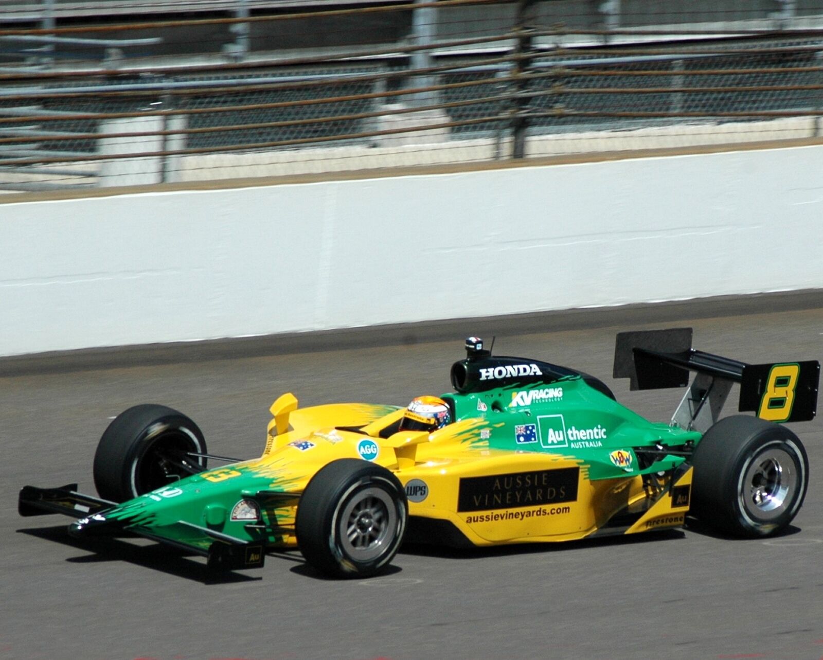 2008 WILL POWER Indianapolis 500 Racing Photo (195-u )
