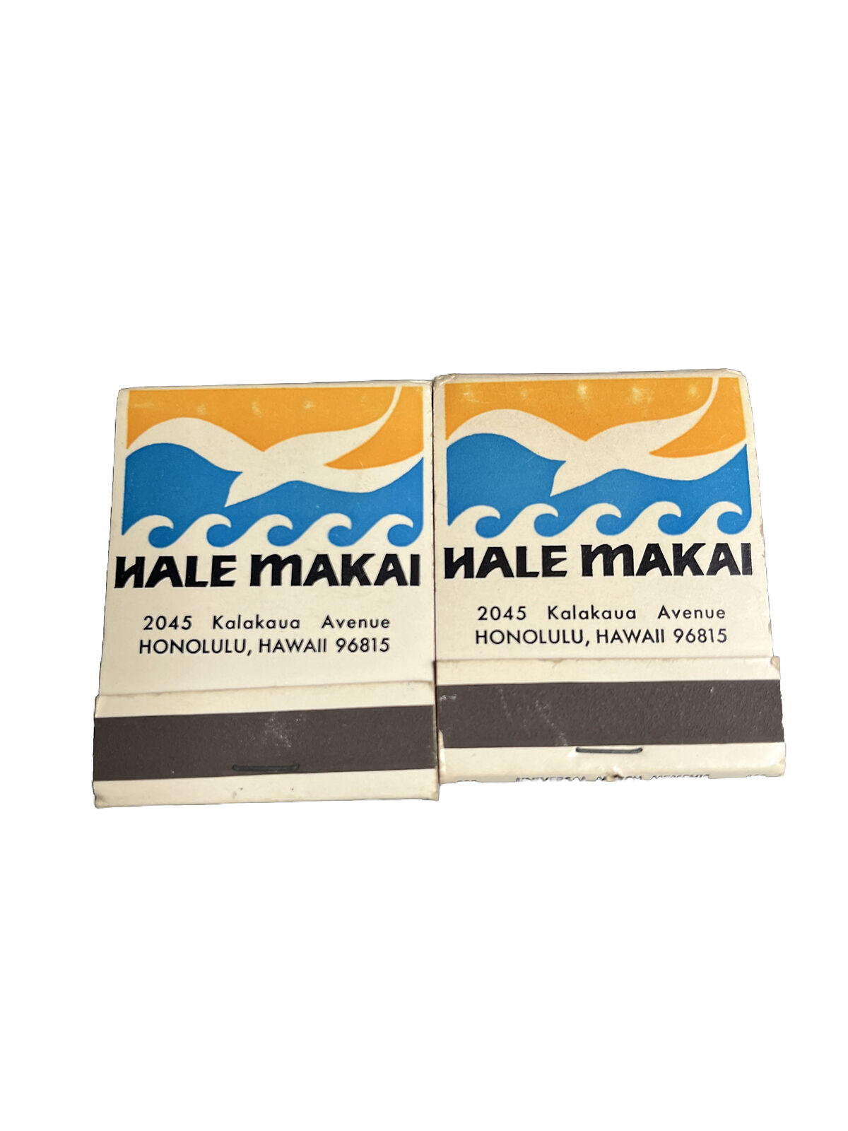 Vintage Hale Makai Hotel Restaurant Lounge Matchbook Waikiki Hawaii Advertising