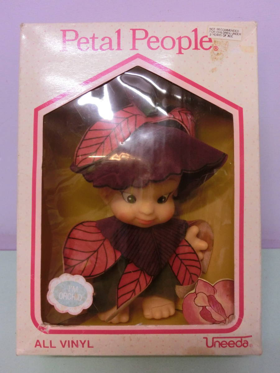 Petal People UNEEDA Vintage Doll Flower Fairy Vintage Doll Soft Vinyl Showa Re