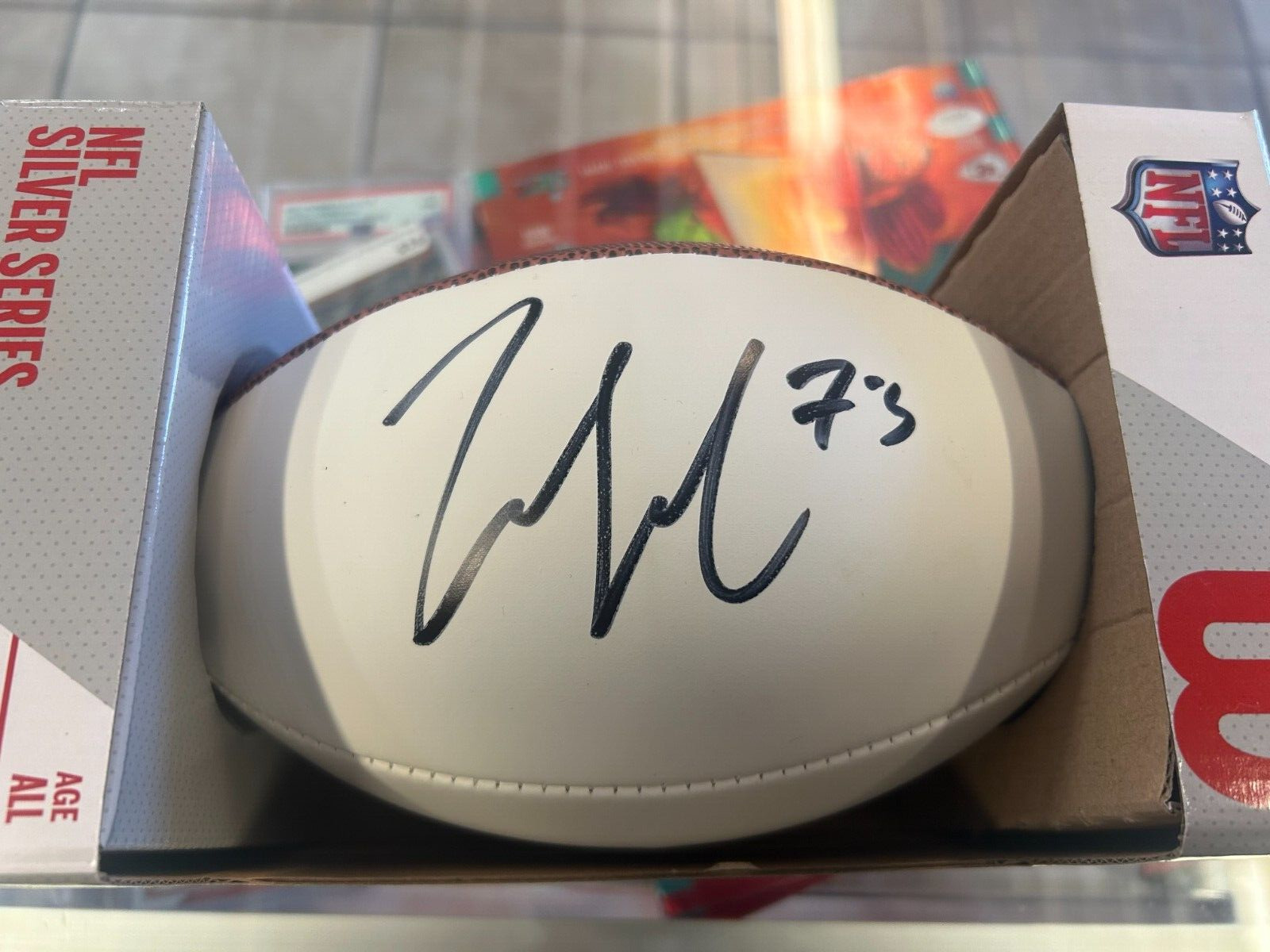 Kansas City Chiefs Nick Allegretti Autographed Mini Ball