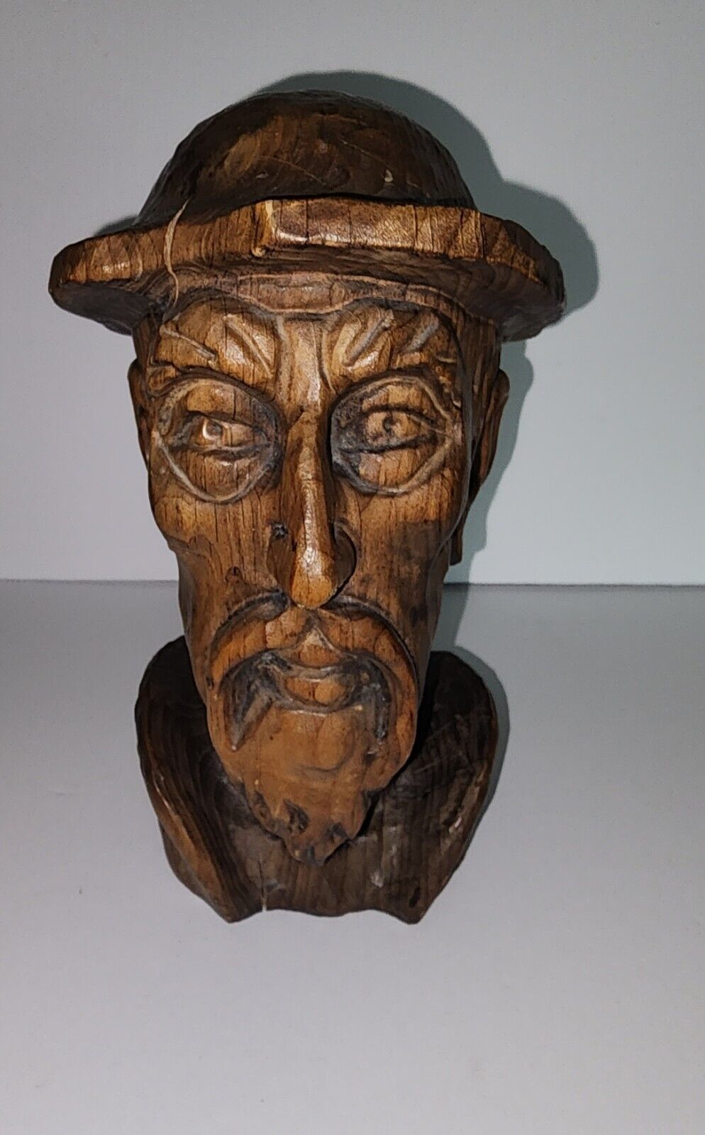 Vintage Don Quixote Wood Carving 11