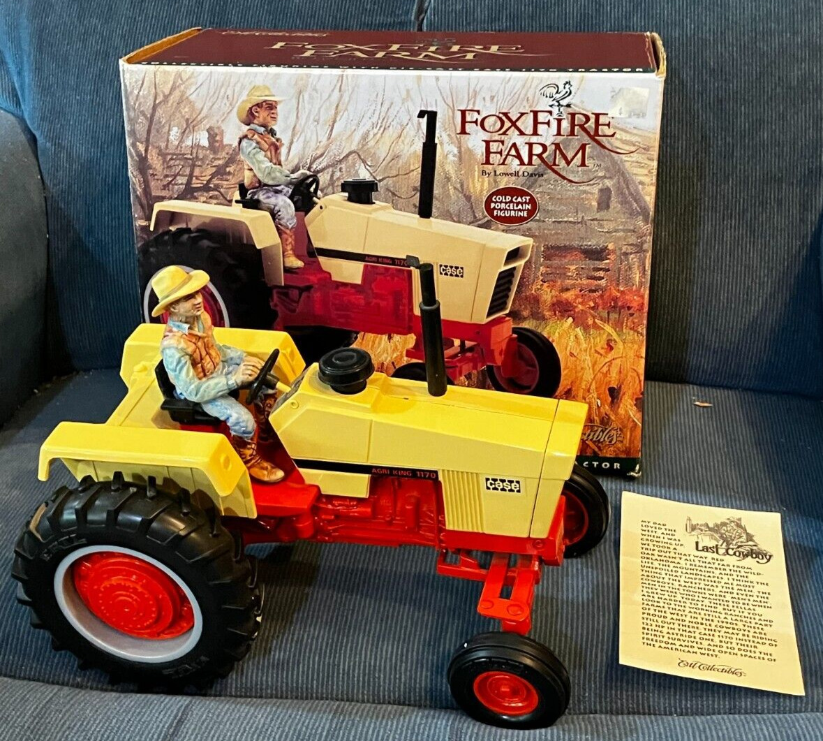 1997 ERTL FoxFire Farm The Last Cowboy J.I. Case Agri King 1170 Tractor in box
