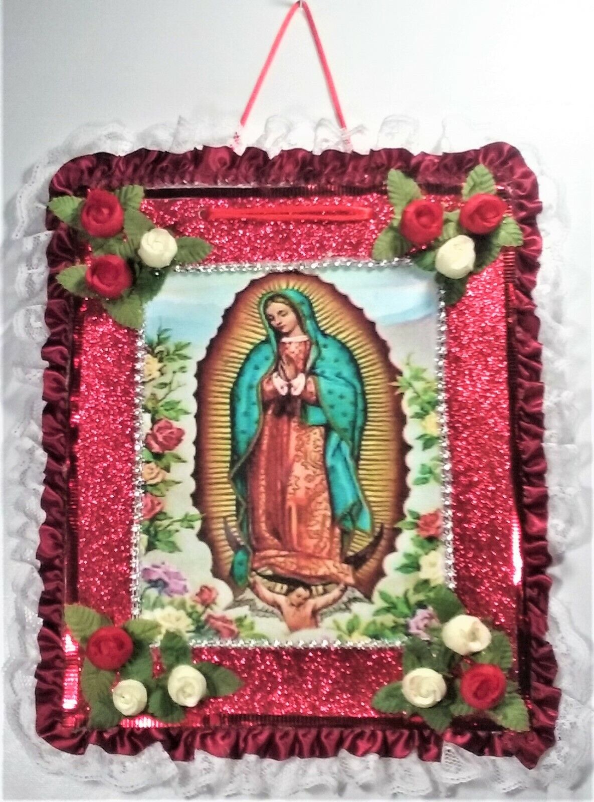 Virgen De Guadalupe Hecho A Mano - Our Lady Of Guadalupe Handmade Frame
