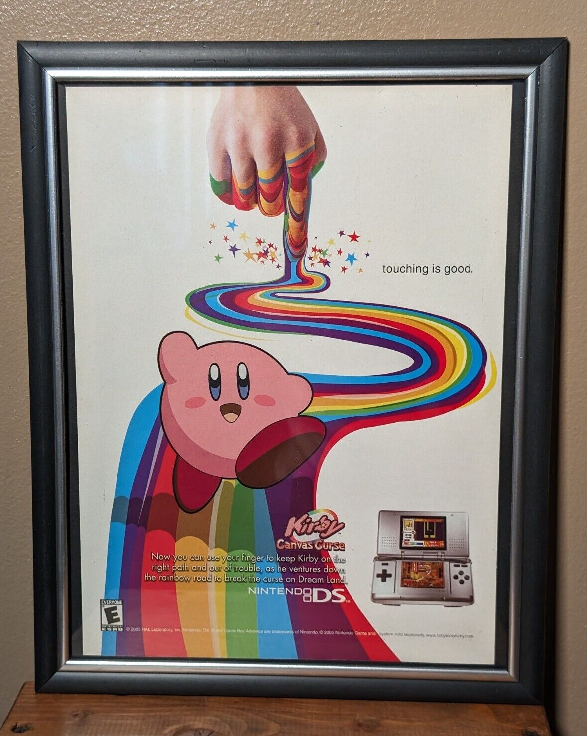 VINTAGE Kirby Canvas Curse Promo Video Game Ad Print Poster Art 6.5/10in 
