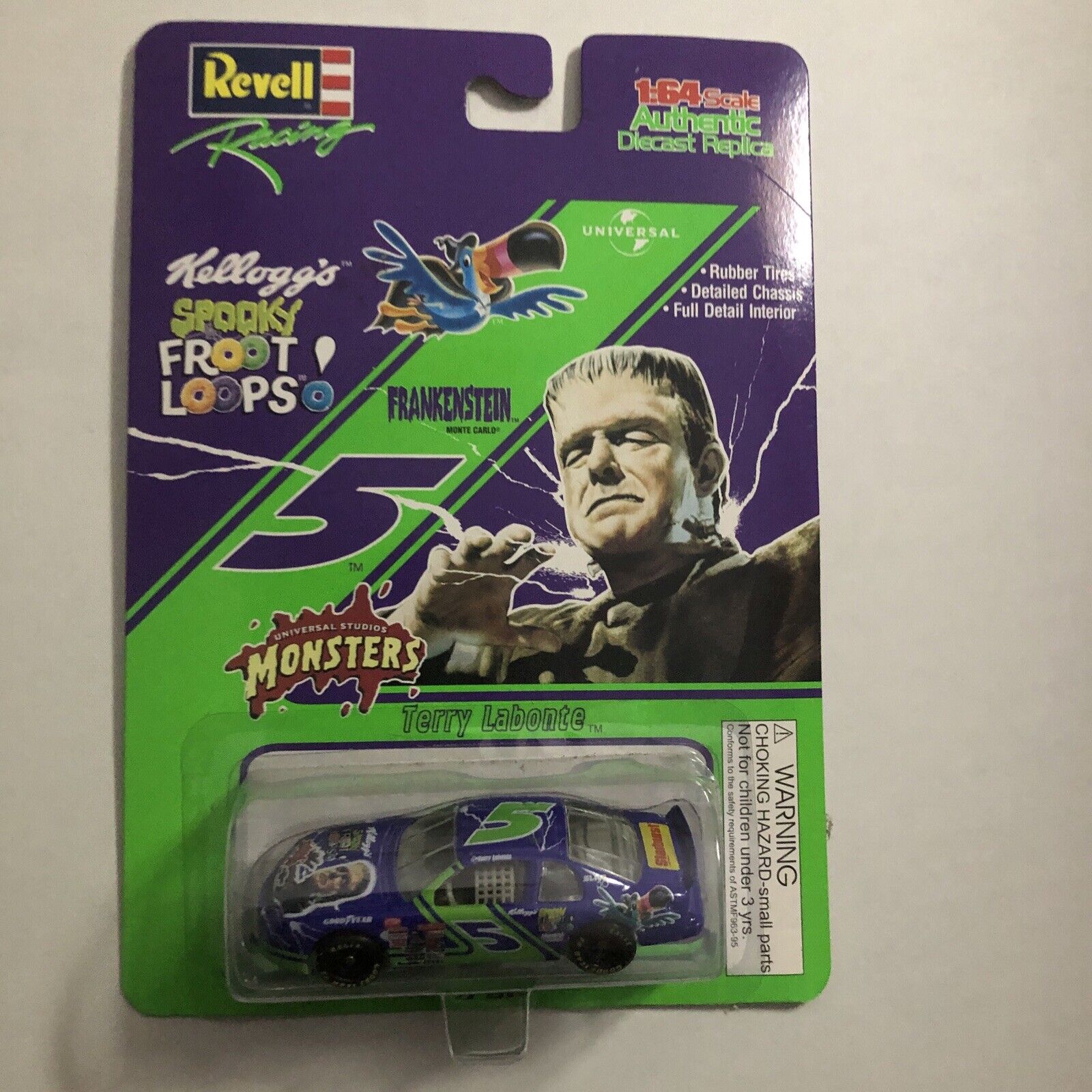 MINT Revell 1/64 Diecast Toy Nascar Car Terry Labonte #5 Frankenstein Kelloggs