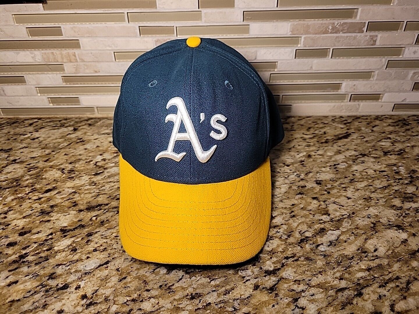 Oakland A\'s Athletics Hat Cap New Era 59Fifty MLB Baseball Fitted Size 7 1/4
