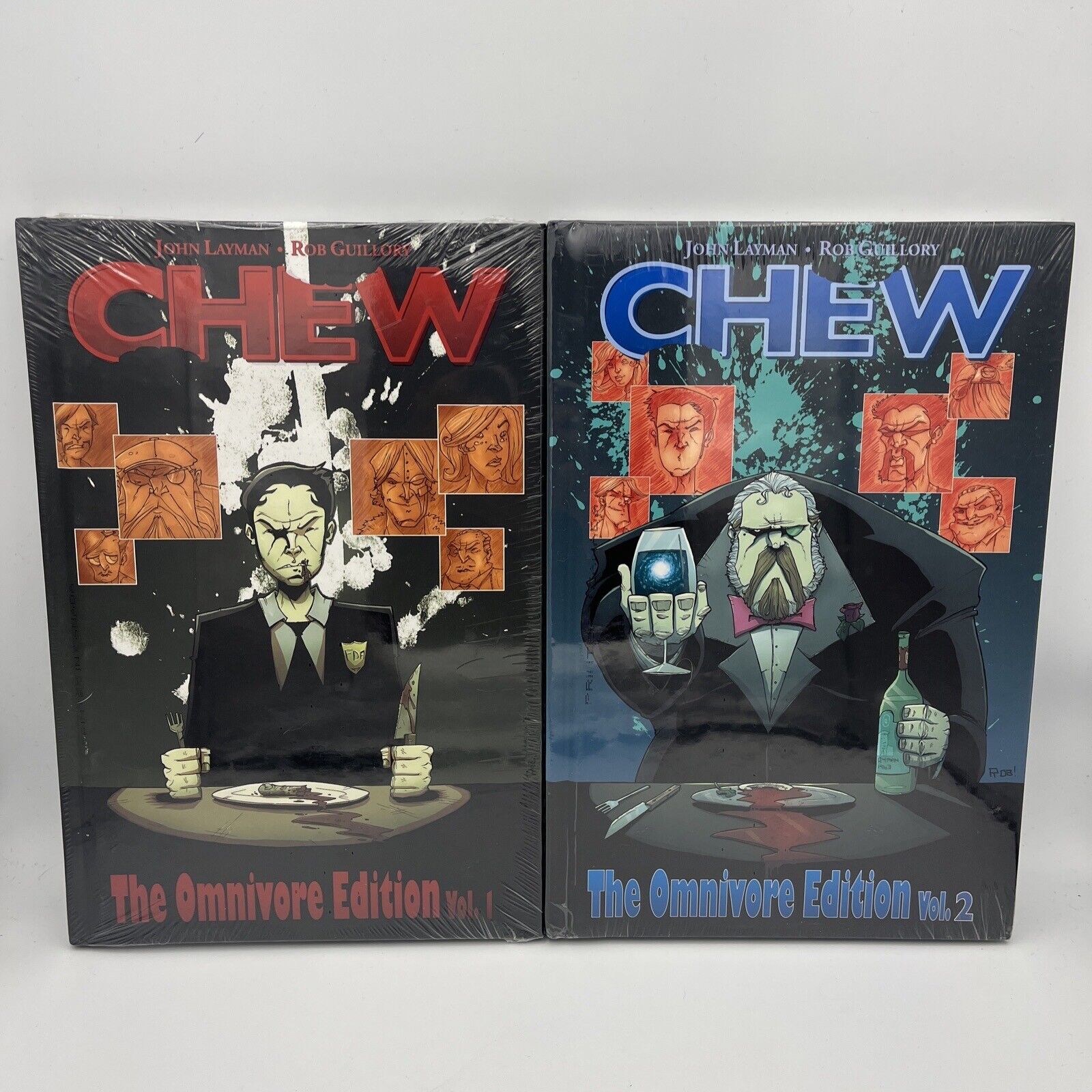 Chew Omnivore Hardcover Vol 1 Vol 2 Stray Bullets Criminal The Good Asian NM