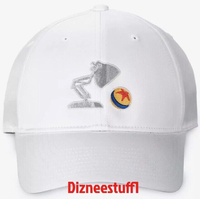 Disney Parks Nike Pixar Luxo Jr. & Ball Dri-Fit Golf Baseball Hat White - NEW
