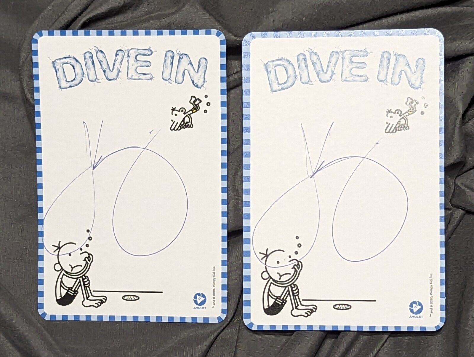 BOGO Jeff Kinney Autographs Diary of a Wimpy kid author signed