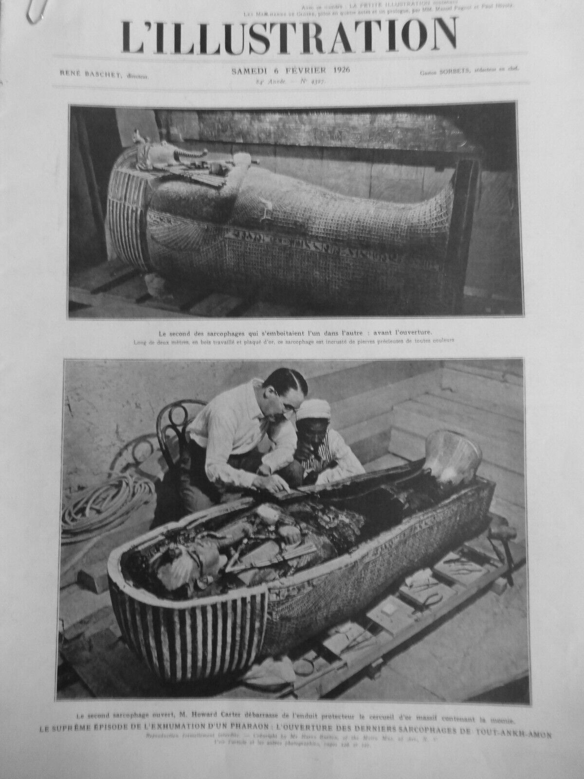 1920 1930 EEGYPT SARCOPHAGUS PHARAOH ALL ANKH AMON RELICS 14 ANCIENT NEWSPAPERS