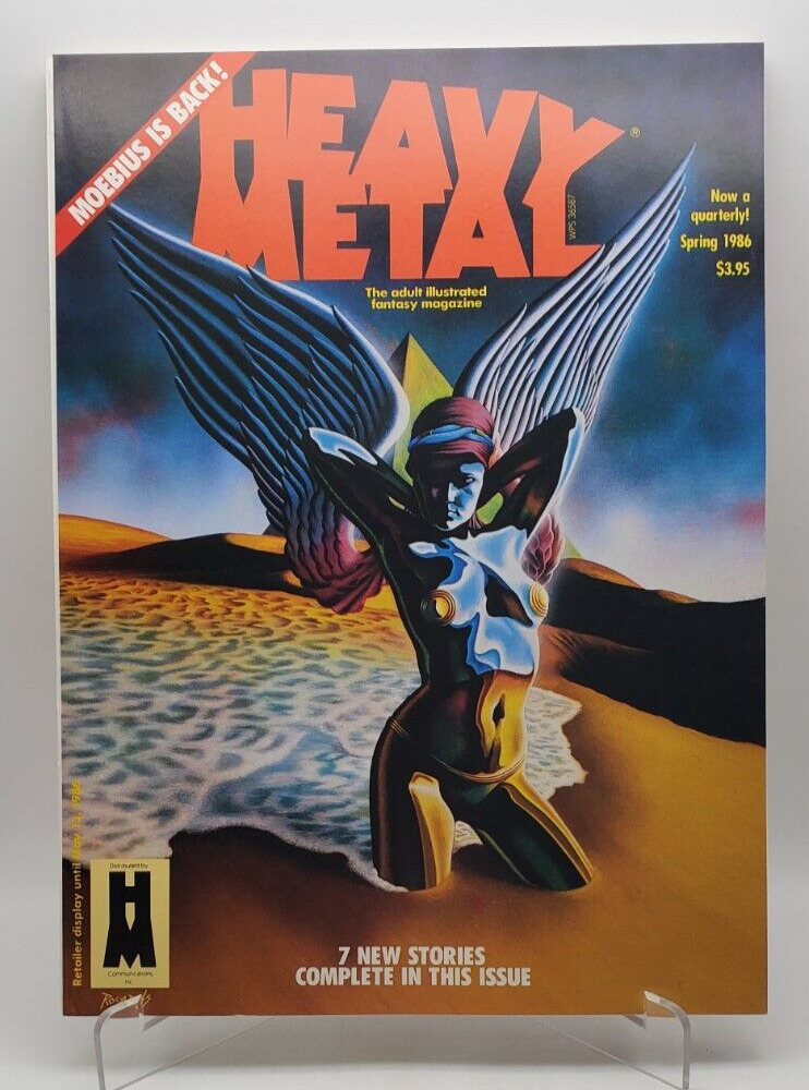 HEAVY METAL Illustrated Magazine Spring 1986 Moebius is Back Original NM+