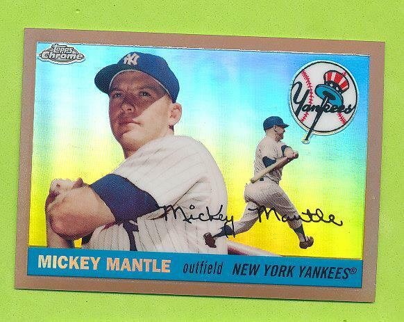 2008 Topps Chrome Mickey Mantle Story Copper (MMSC48)  New York Yankees  098/100